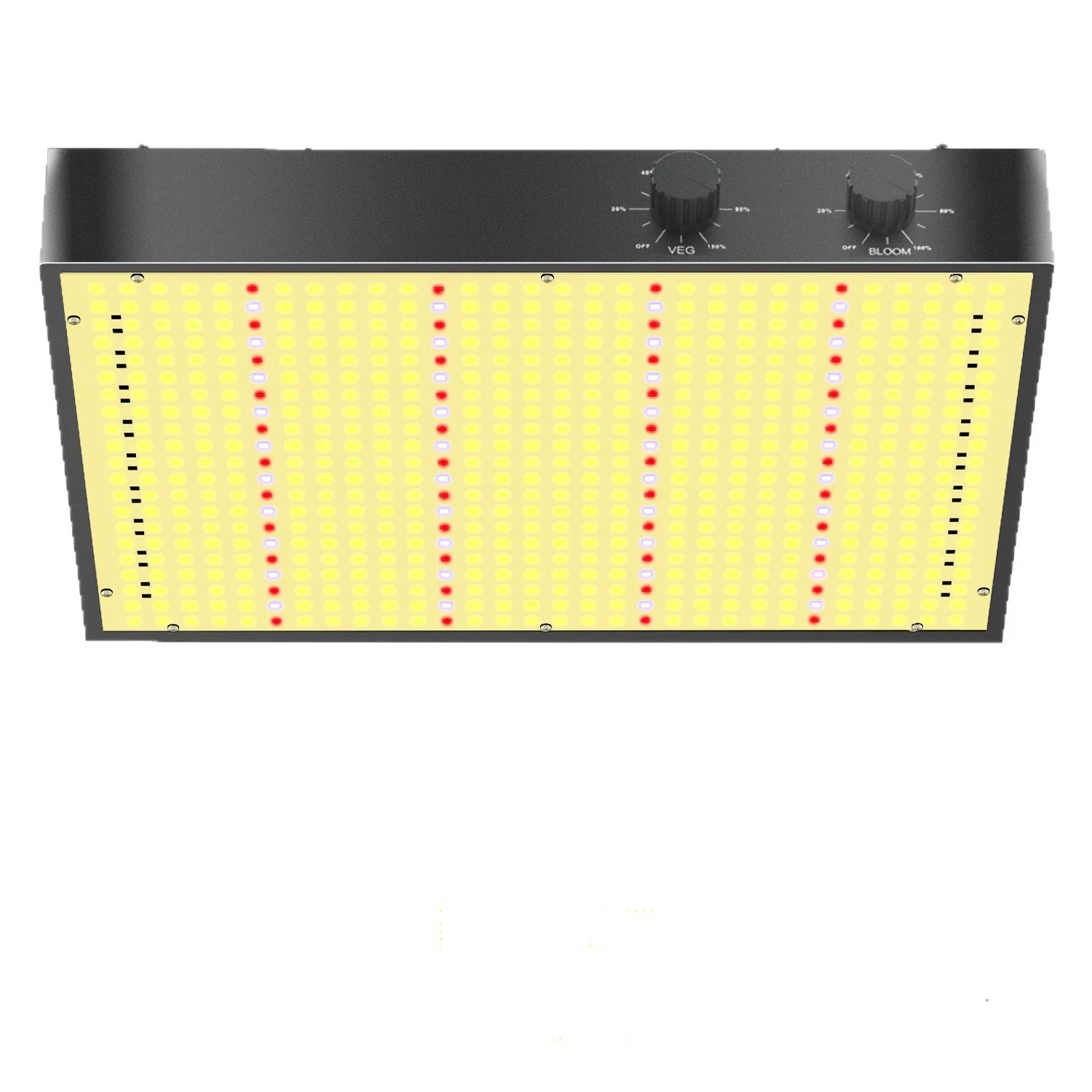 GP-PRO Series Professional Full Spectrum LED Grow Light - 100W / 150W / 200W | 3.5×3FT – 6×5FT Coverage | VEG & BLOOM Dual Control | 0 – 10V Dimming | AC110 – 220V |  for Daisy Chain | Silent Fan | Hanging Rope | US / EU / UK / AU Plug - Image 3
