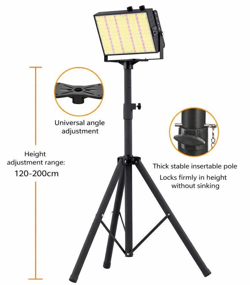 GP-PRO Series Professional Full Spectrum LED Grow Light - 100W / 150W / 200W | 3.5×3FT – 6×5FT Coverage | VEG & BLOOM Dual Control | 0 – 10V Dimming | AC110 – 220V |  for Daisy Chain | Silent Fan | Hanging Rope | US / EU / UK / AU Plug - Image 4