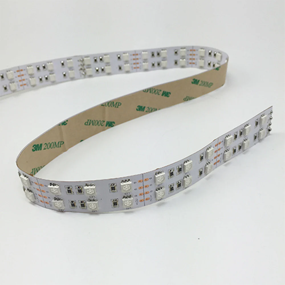 High CRI 90 LED light strip, 12V Dimmable SMD5050-600 Double Row Flexible LED Strips, 120 LEDs 1800LM Per Meter, 15mm Width Tape - Image 4