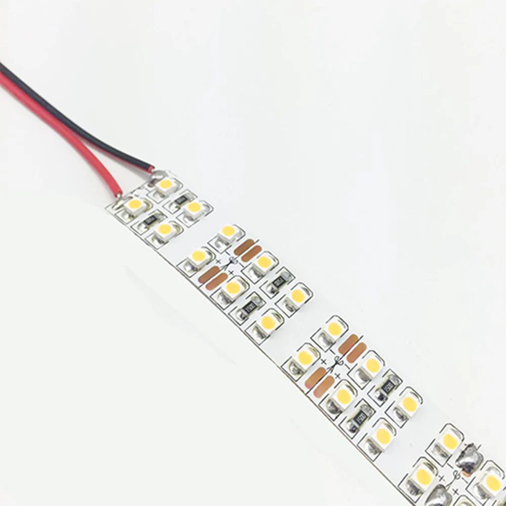 High CRI90 LED Light Strip, SMD3528-1200 240 LEDs 1200LM Per Meter, Double Row Flexible LED Strips, 15mm Wide 12V Tape - Image 3