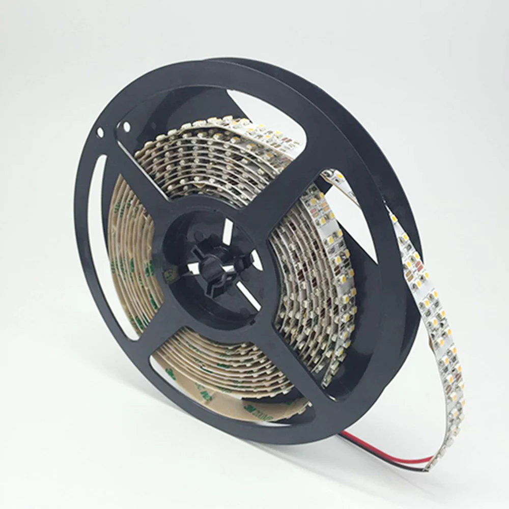 High CRI90 LED Light Strip, SMD3528-1200 240 LEDs 1200LM Per Meter, Double Row Flexible LED Strips, 15mm Wide 12V Tape - Image 4