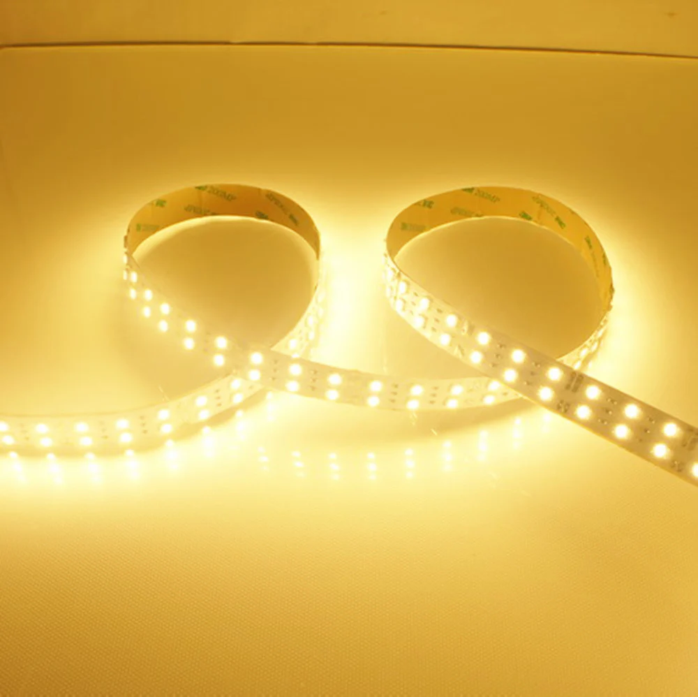 High CRI90 LED Light Strip, SMD3528-1200 240 LEDs 1200LM Per Meter, Double Row Flexible LED Strips, 15mm Wide 12V Tape - Image 6