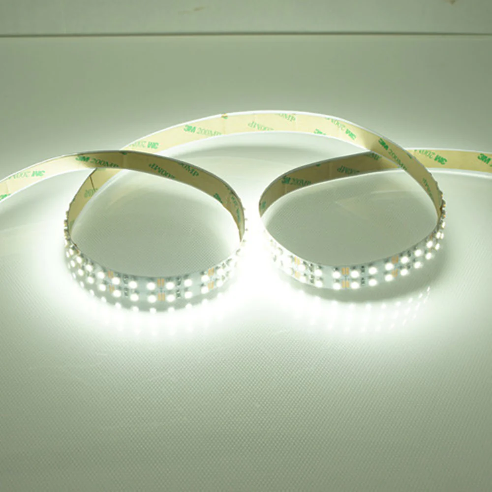 High CRI90 LED Light Strip, SMD3528-1200 240 LEDs 1200LM Per Meter, Double Row Flexible LED Strips, 15mm Wide 12V Tape - Image 7