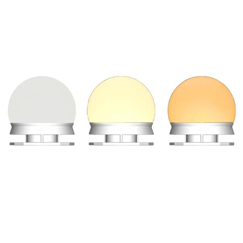 Hollywood Style LED Vanity Mirror Lights Kit with 10 3Colors Adjustable 1.77'' Light Bulbs, Perfect for Makeup Vanity Table Set in Dressing Room - Image 5
