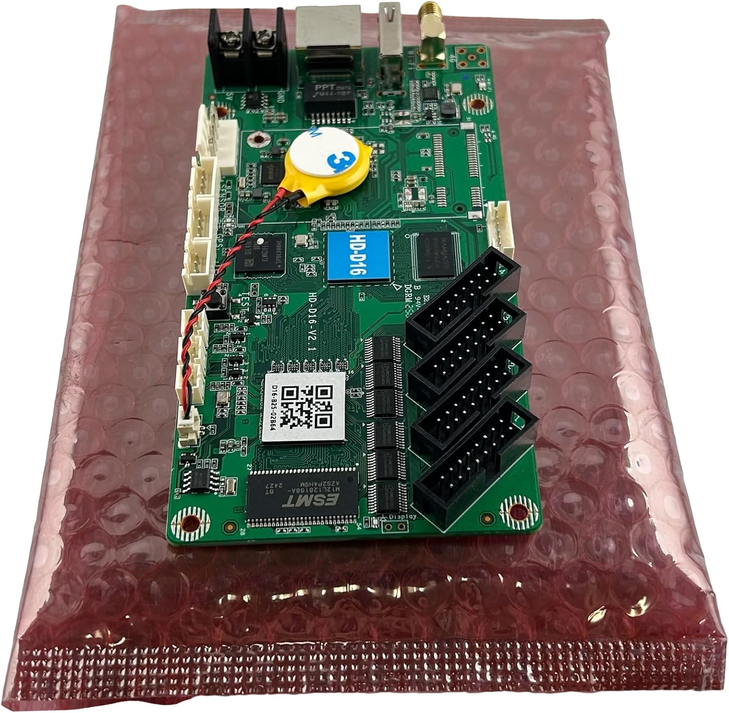 HUIDU HD-D16 LED Card with 4 HUB75E Ports | Digital Signage Player for LED Display Screens | Wi-Fi & LAN Control, 1080p Playback, 65,000 Pixels - Image 6