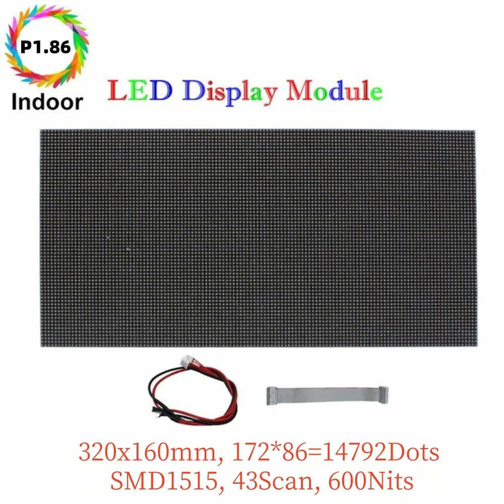 ID-S Series – P1.86 Indoor LED Display Panel | 320×160mm | 14,792 Pixels RGB Tile | Full Color High-Resolution Unit - Image 3