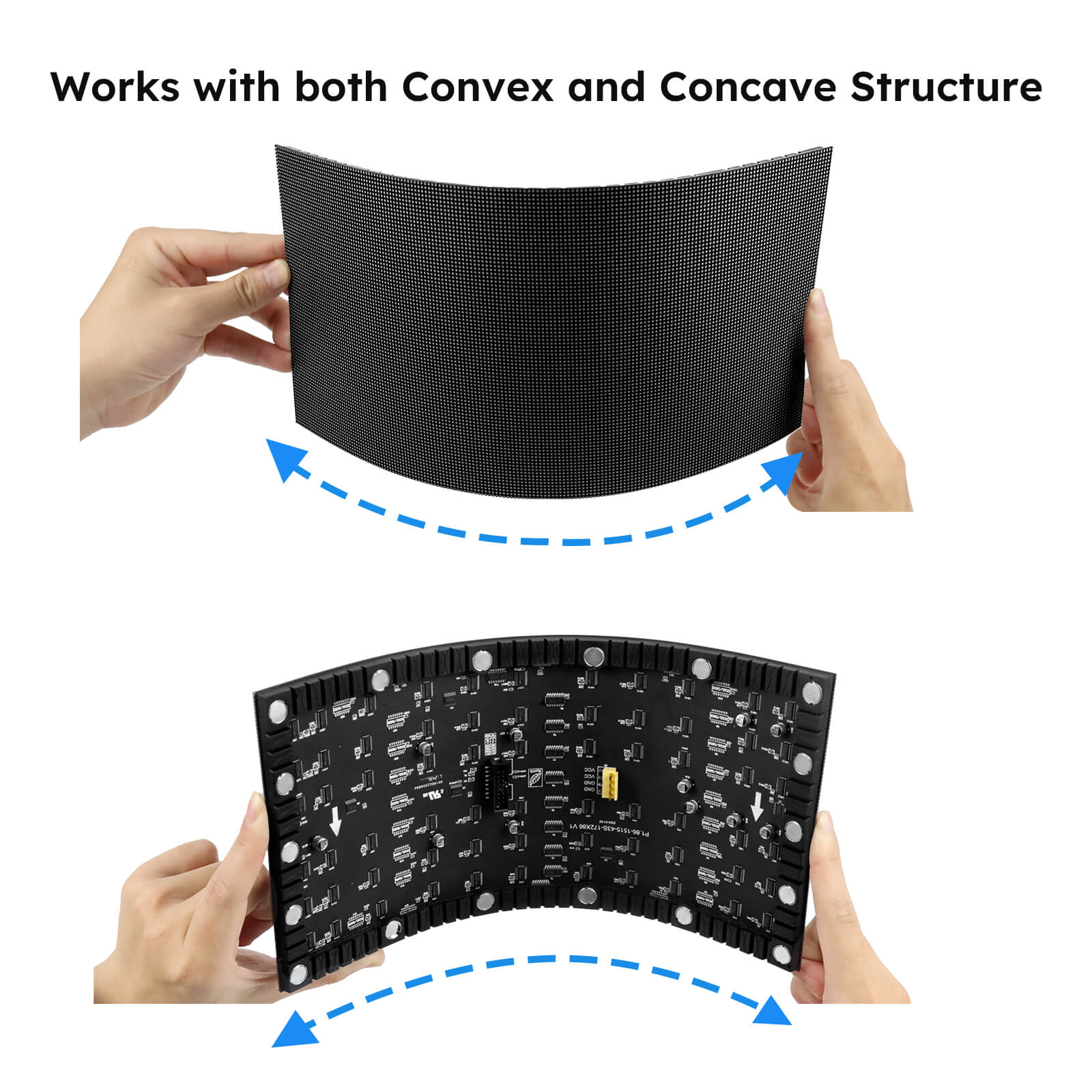 IF-3G Series Indoor Flexible GOB LED Module – P1.53 | 320×160mm | GOB | Soft Back Shell with Magnet | 550nits - Image 6