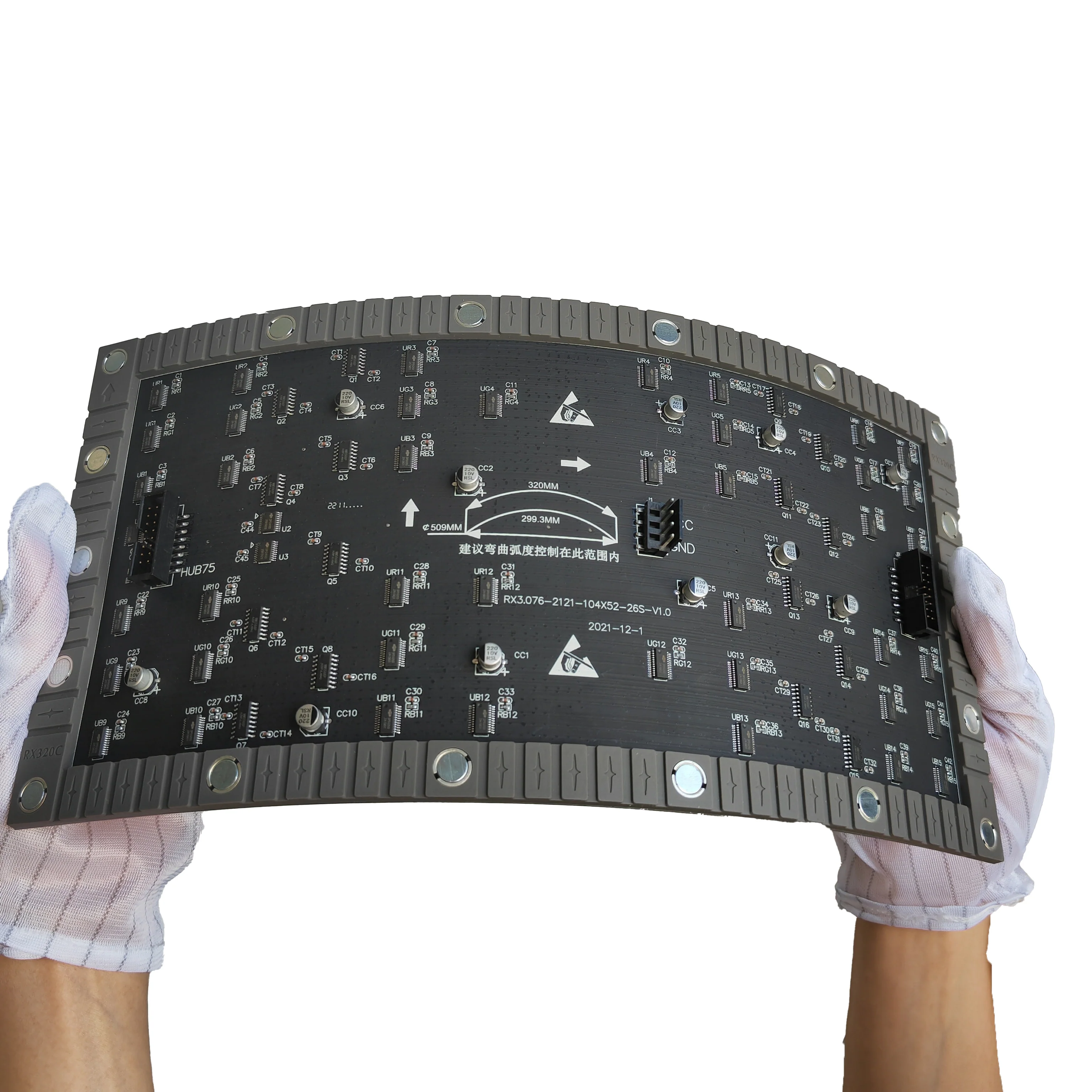 IF-3S Series Indoor Flexible LED Module – P3.076 | 320×160mm | SMD | Soft Back Shell with Magnet | 600nits - Image 9