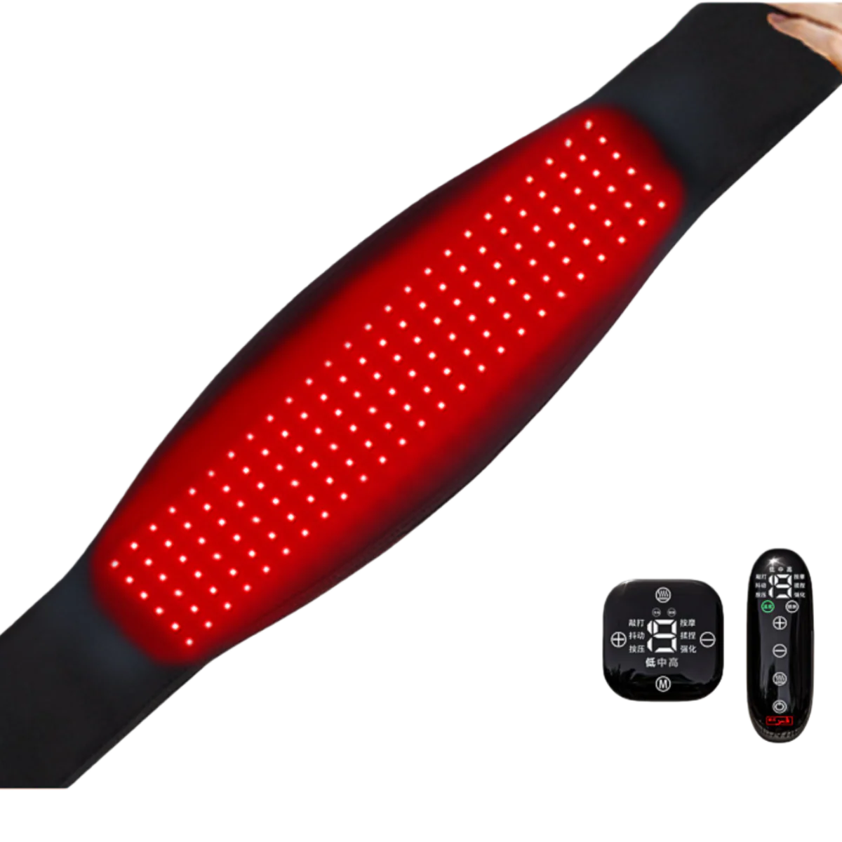 Infrared Therapy Heating Belt – Wireless Near Infrared Waist Belt | 2000mAh Battery | Digital Display | Transparent Film | With / Without Remote Control | Type-C Charging | for Back & Waist Pain Relief - Image 6
