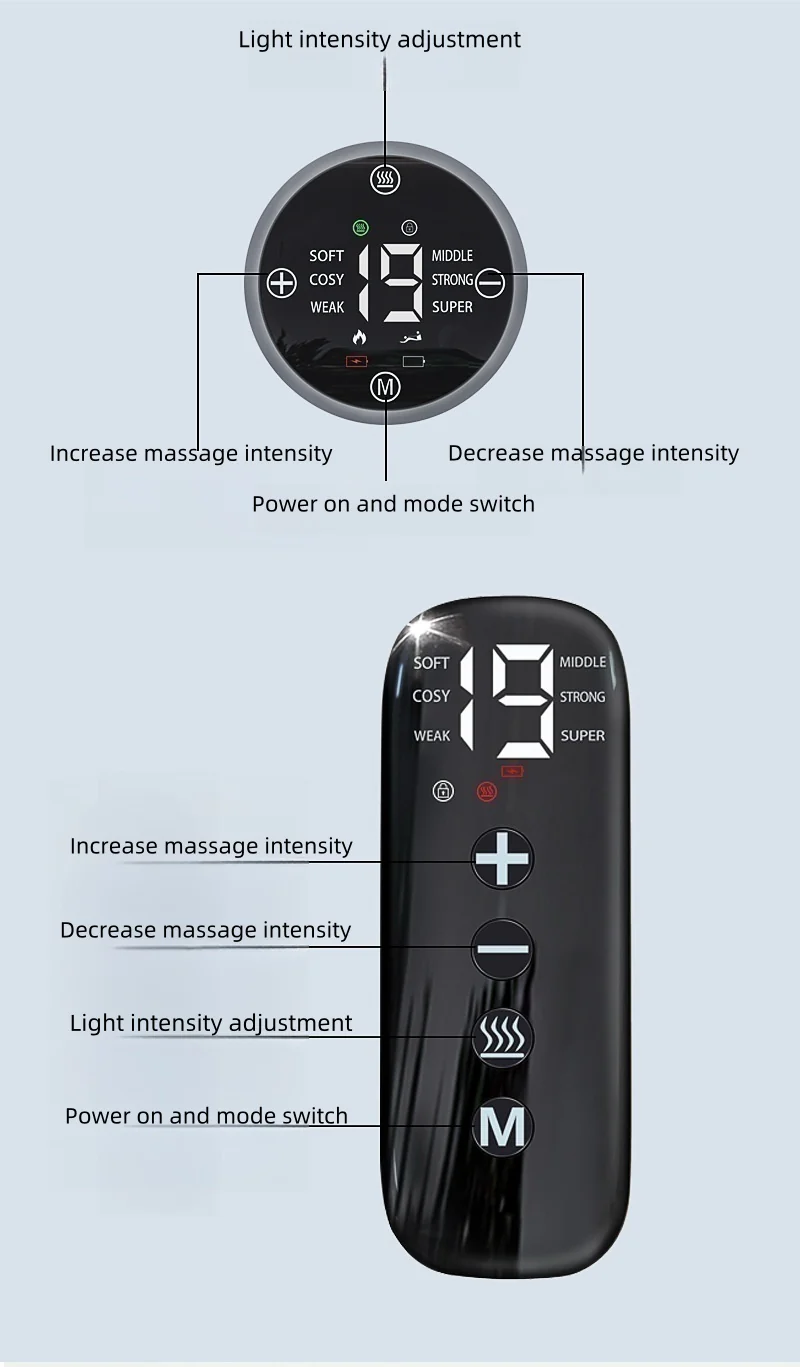 Infrared Therapy Heating Belt – Wireless Near Infrared Waist Belt | 2000mAh Battery | Digital Display | Transparent Film | With / Without Remote Control | Type-C Charging | for Back & Waist Pain Relief - Image 8