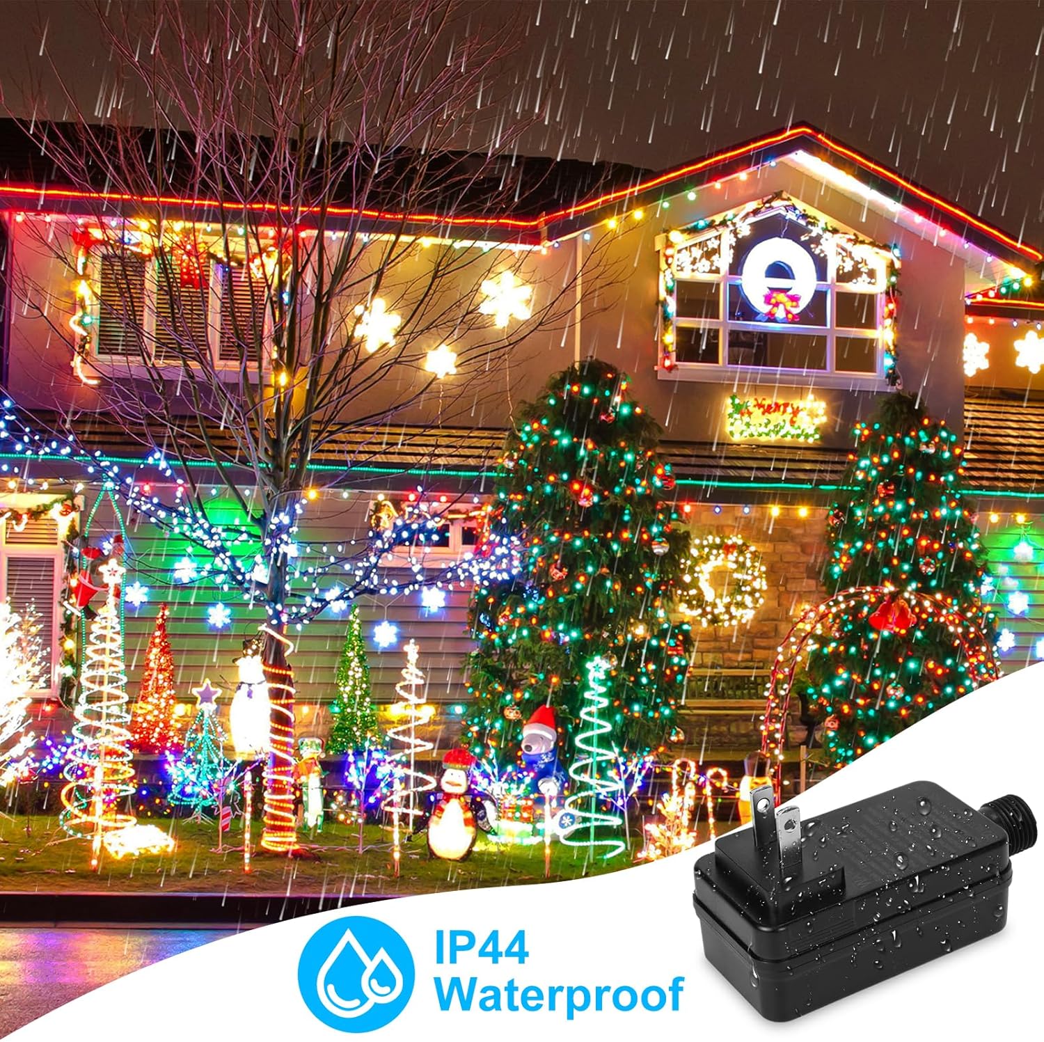 IP44 Class 2 Power Supply, AC 100–240V to DC 4.5V/12V/24V/30V Adapter Transformer, Waterproof Outdoor LED Driver for Inflatable Decorations, String Lights, Christmas Trees — US Plug - Image 15