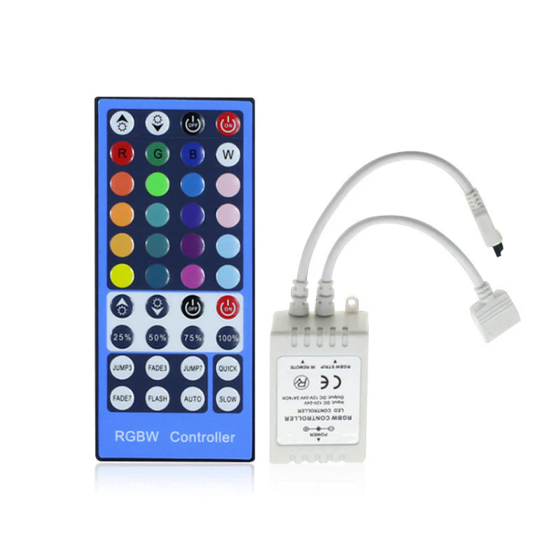 IR Remote RGB/RGBW LED Strip Controller – DC12V-24V | 24-Key / 40-Key / 44-Key Remote Options | For LED Strips - Image 2