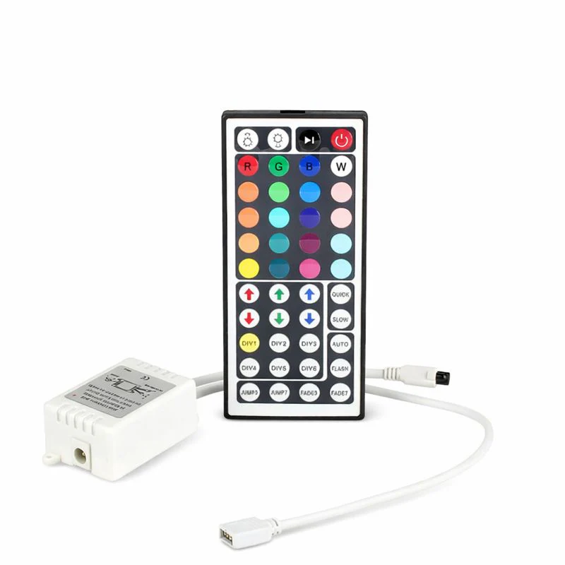 IR Remote RGB/RGBW LED Strip Controller – DC12V-24V | 24-Key / 40-Key / 44-Key Remote Options | For LED Strips - Image 3