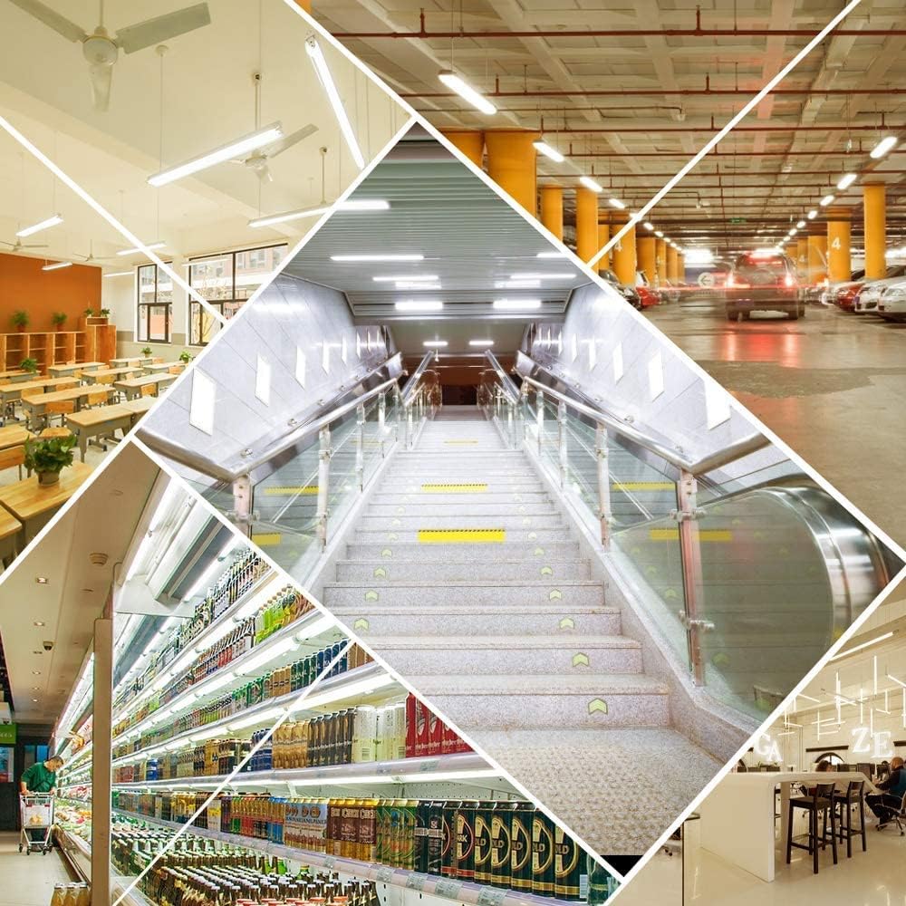 IT Series LED Shop Light – 3FT T5 Integrated Tube Fixture | 15W | Warm/Natural/Daylight White | Linkable Utility Garage Ceiling Light & Under Cabinet Lighting | Corded Electric with Built-in On/Off Switch | 4-Pack / 10-Pack | Non-Dimmable AC90–240V - Image 8