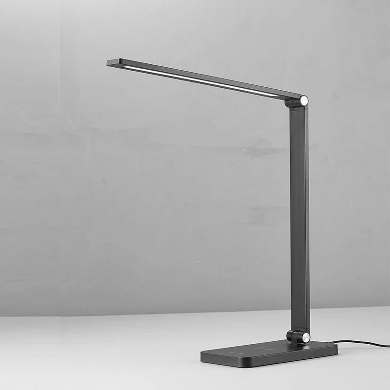 LED Desk Lamp with Wireless Chargers and USB Charging Port for Home Office, Desk Light withTimer for Reading, Study, Crafts - Image 4