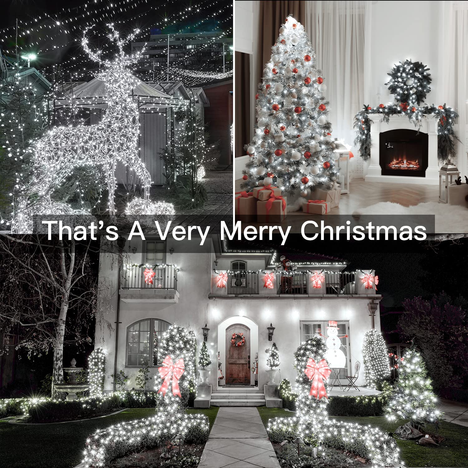 LED Fairy String Lights, 33FT 100LEDs with Plug in String Waterproof Mini Light, for Outdoor Indoor Birthday Holiday Christmas Wedding Party Bedroom Decorations - Image 2