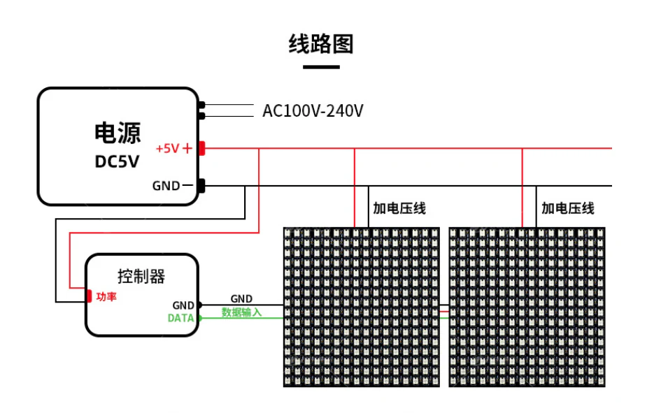 LED Matrix Screen WS2812B Digital Flexible LED Panel SMD5050 RGB Individually Addressable Full Dream Color DC5V - Image 16