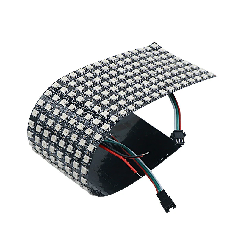 LED Matrix Screen WS2812B Digital Flexible LED Panel SMD5050 RGB Individually Addressable Full Dream Color DC5V - Image 8
