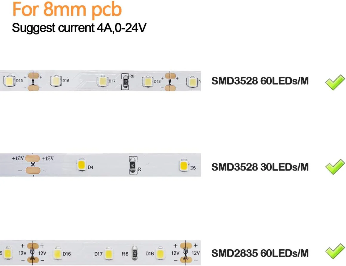 LED Strip Connector Kit – 10mm 2Pin Solderless Assortment Pack | Mixed Set with Strip to Wire / Strip to Strip / L / T / DC Plug – Local Stock US/UK - Image 9