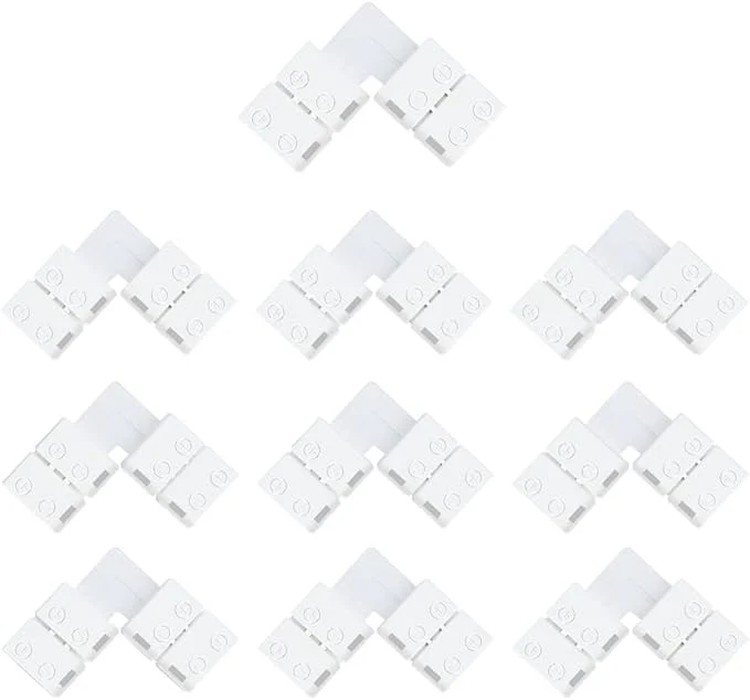 LED Strip Connectors – 8mm 2Pin Solderless Clips | Strip to Wire / Strip to Strip / DC Adapter / L / T – Bulk Wholesale 500pcs MOQ | Factory Direct - Image 5