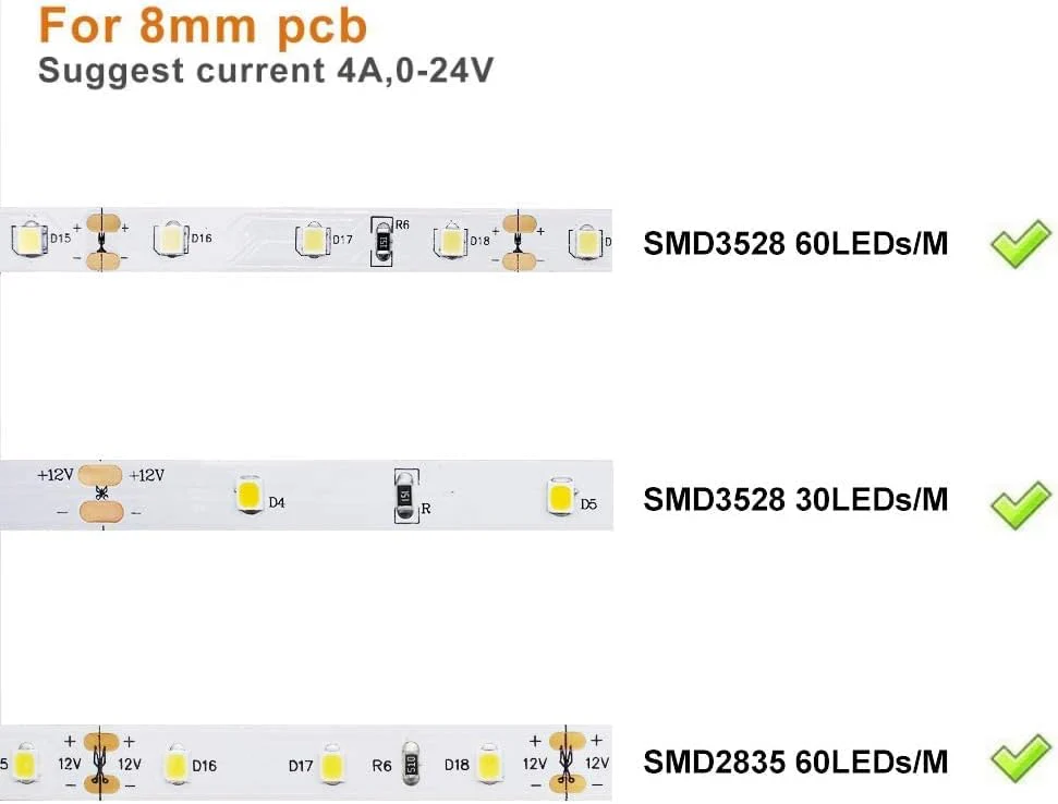 LED Strip Connectors – 8mm 2Pin Solderless Clips | Strip to Wire / Strip to Strip / DC Adapter / L / T – Local Stock US/UK - Image 6