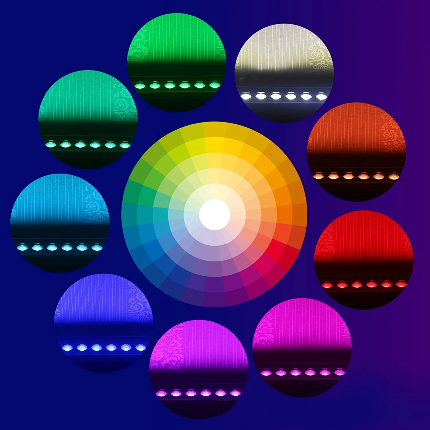 Linkable 5056 Linear Smart RGBCW LED Wall Washer – 60W |AC110V / AC220V | Waterproof Color Changing Wall Wash Light |  RF Remote/APP Control | for Indoor & Outdoor Architectural Lighting - Image 13