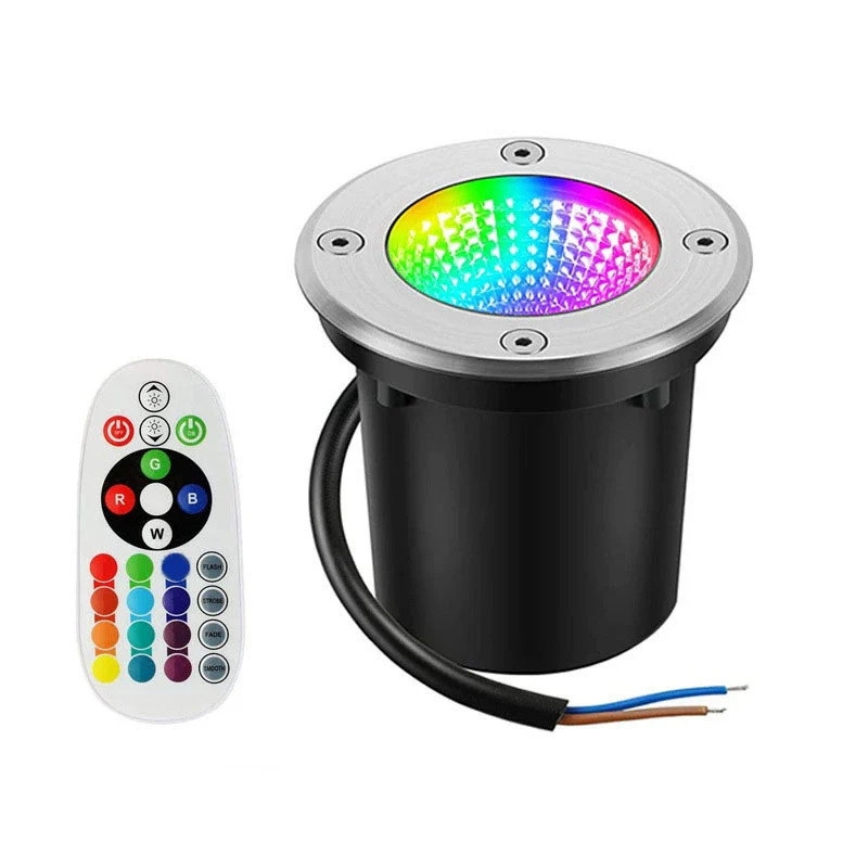 Low Voltage RGBWW Inground LED Well Lights – 3W /5W | RGB + 3000K Warm White | DC 12V–24V | IP65 Waterproof | Outdoor Landscape & Ground Lighting for Garden, Yard & Driveway | 6 / 8-Pack - Image 10