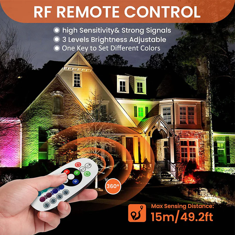 Low Voltage RGBWW Inground LED Well Lights – 3W /5W | RGB + 3000K Warm White | DC 12V–24V | IP65 Waterproof | Outdoor Landscape & Ground Lighting for Garden, Yard & Driveway | 6 / 8-Pack - Image 6