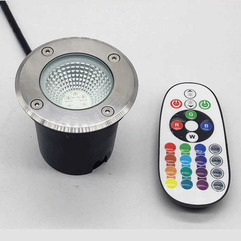 Low Voltage RGBWW Inground LED Well Lights – 3W /5W | RGB + 3000K Warm White | DC 12V–24V | IP65 Waterproof | Outdoor Landscape & Ground Lighting for Garden, Yard & Driveway | 6 / 8-Pack - Image 9
