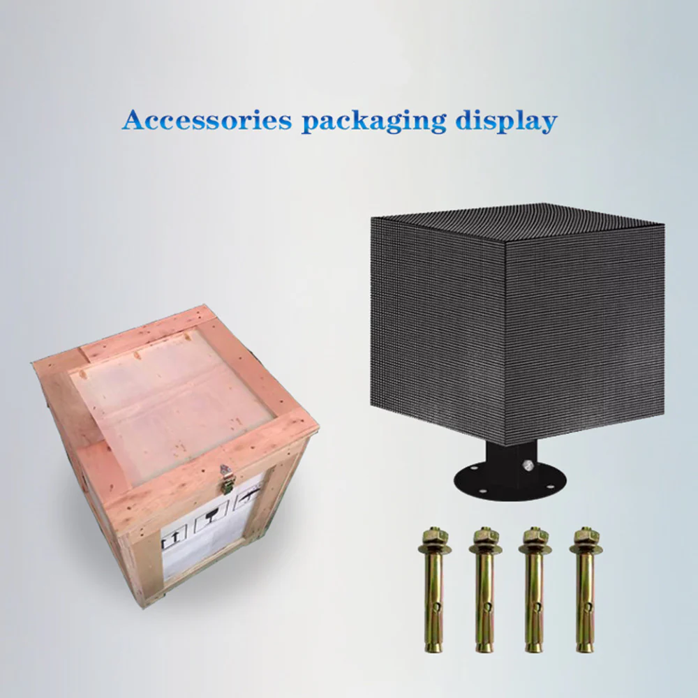 MC Series P1.8 Indoor 5-Face Magic Cubic LED Display (320×320mm per face, GOB) – Ideal for Museums & Luxury Retail Displays - Image 10