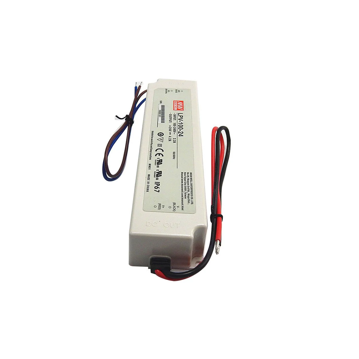 MEANWELL LPV Series IP67 Waterproof Switching Power Supply - 12V / 24V DC Output Voltage | 35W / 60W / 100W / 150W | AC90-264V | IP67 Waterproof | UL / CE Certified - Image 4