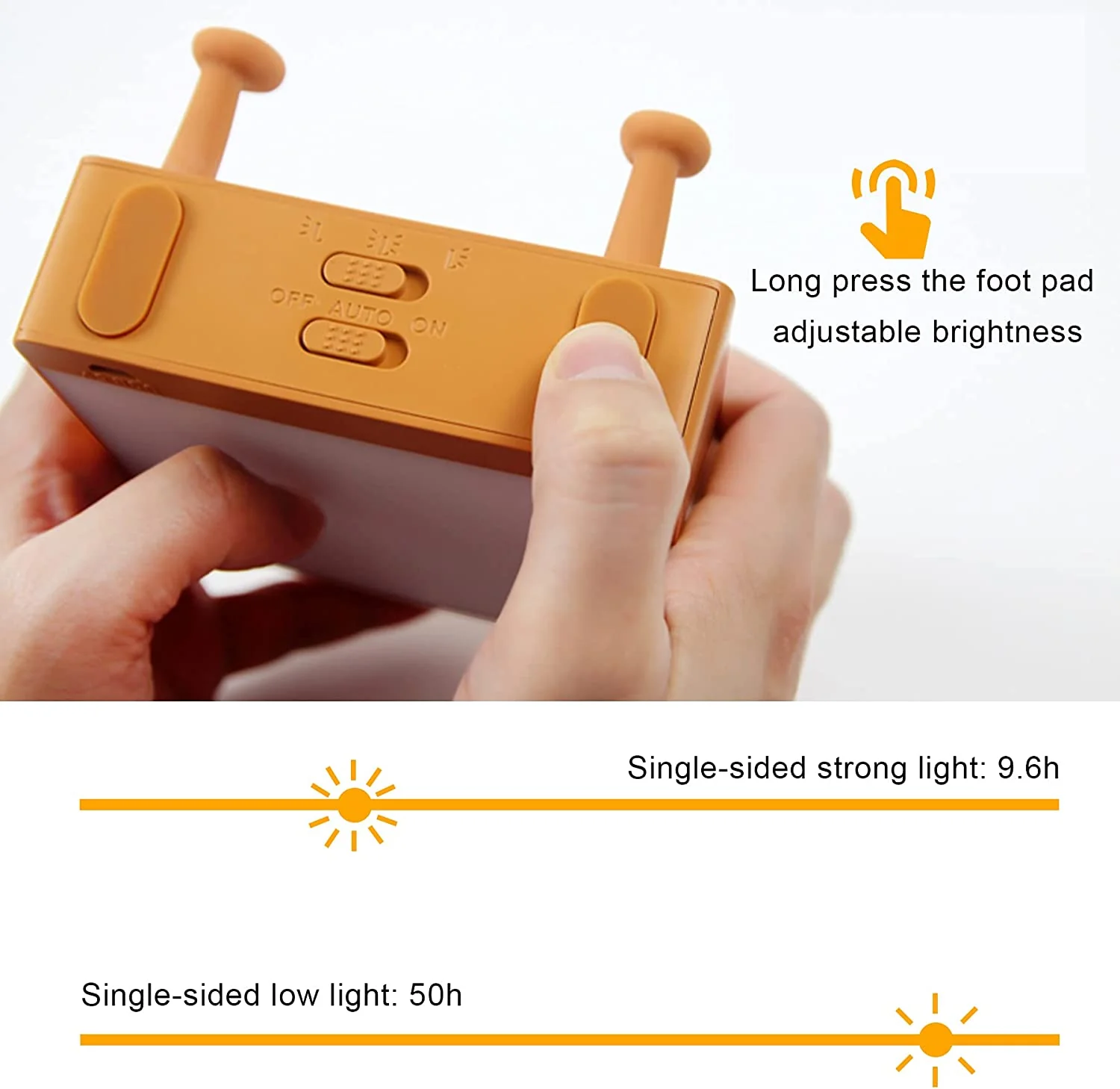 Meme Toast Bread LED Night Light – Rechargeable Bedside Nursery Lamp with Phone Stand - Image 4