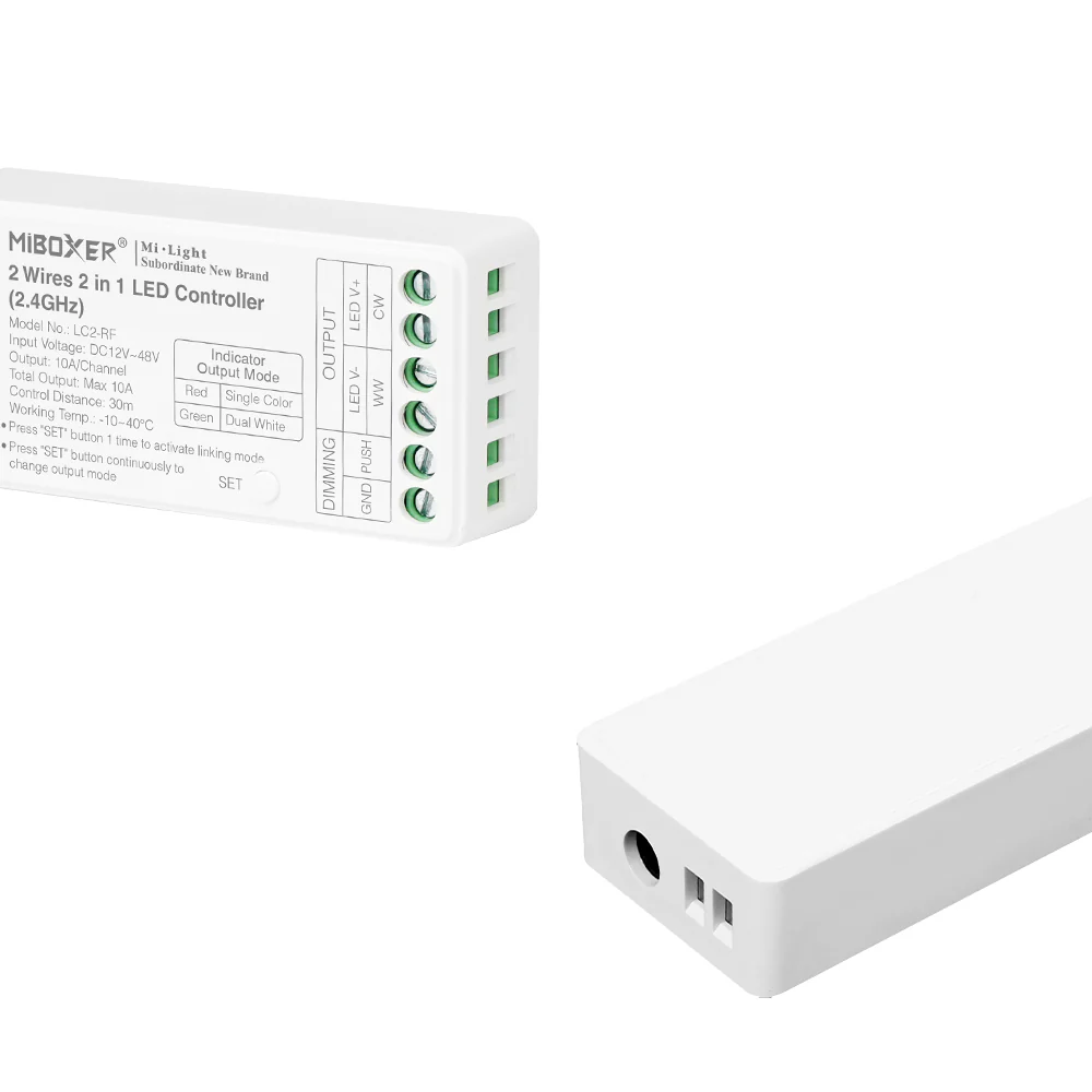 MiBoxer LC2-RF 2 Wires 2 in 1 LED Controller (2.4GHz) - Image 2