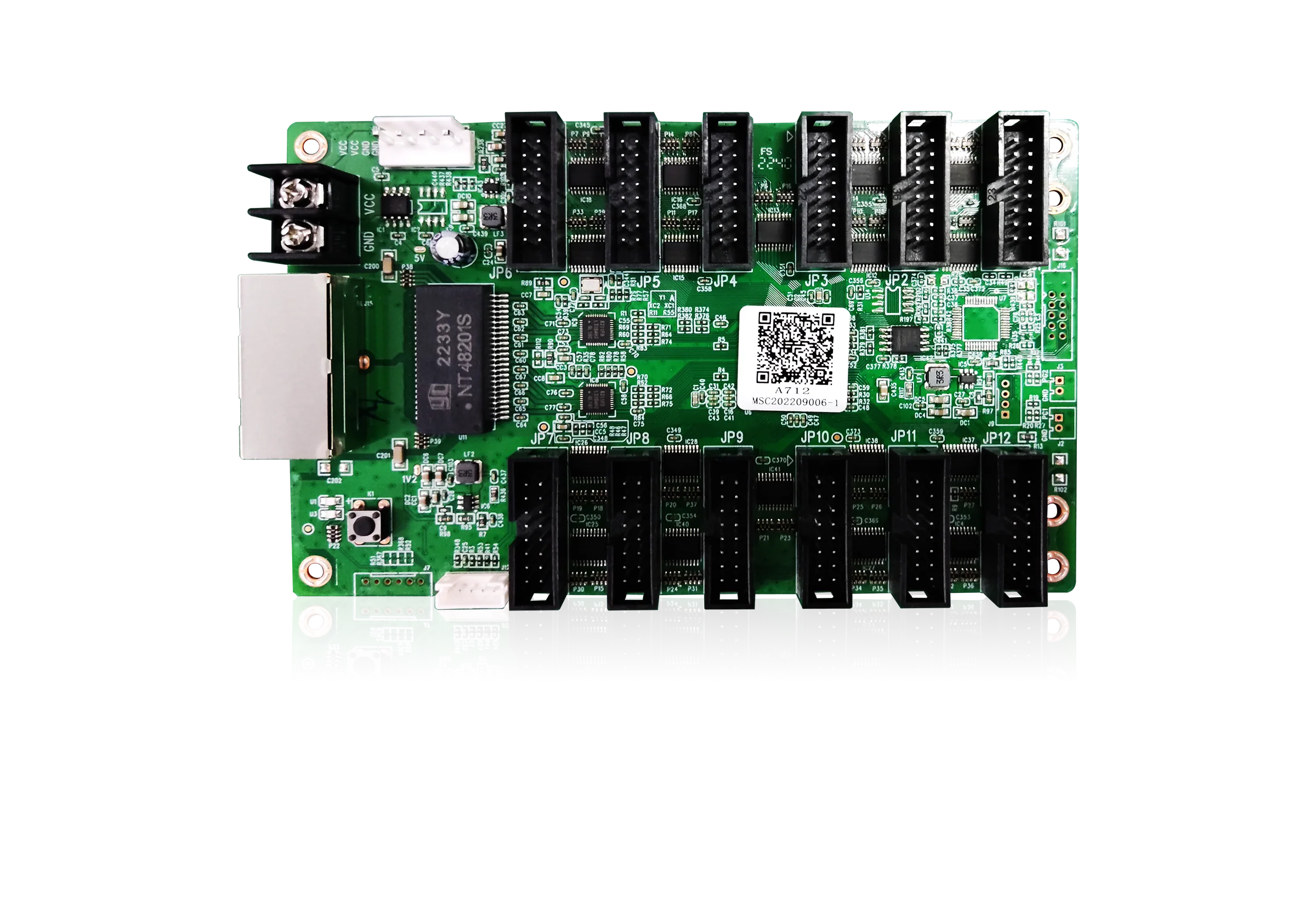 Mooncell A712 Receiving Card – 512×384 Pixels | Advanced LED Control Card with Multi-IC Compatibility for LED Display Screens - Image 2
