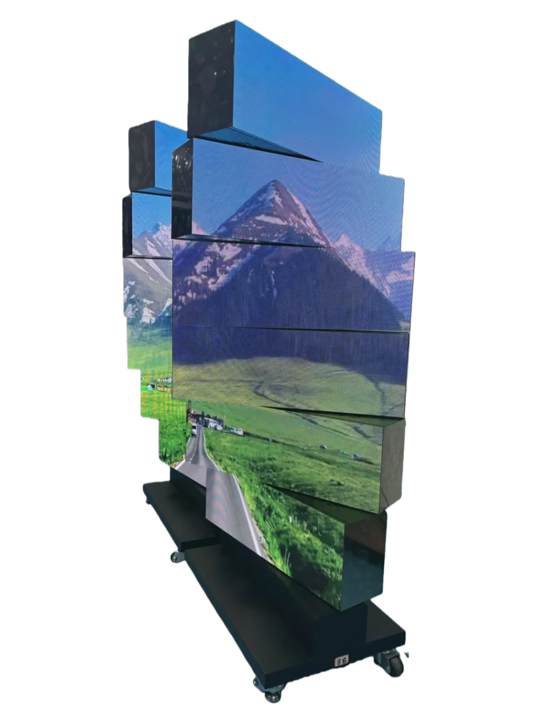 MR-2FR Series Double-Sided Rectangular Mechanical Rotating LED Display - Image 3