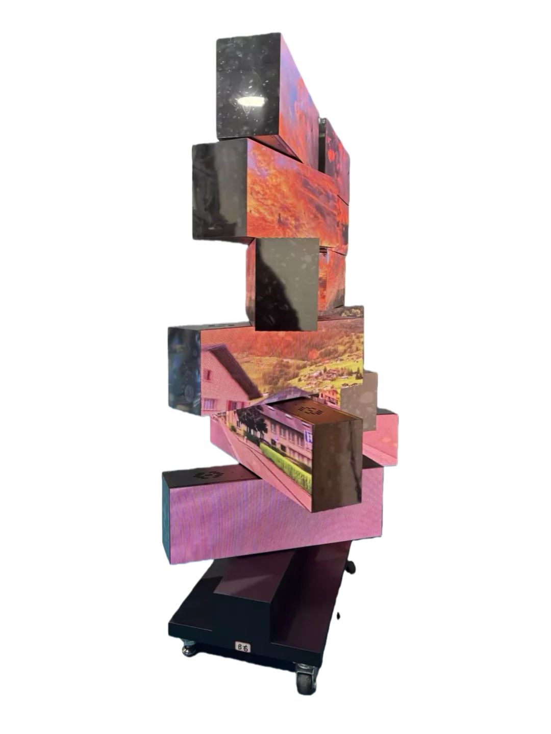 MR-2FR Series Double-Sided Rectangular Mechanical Rotating LED Display - Image 7