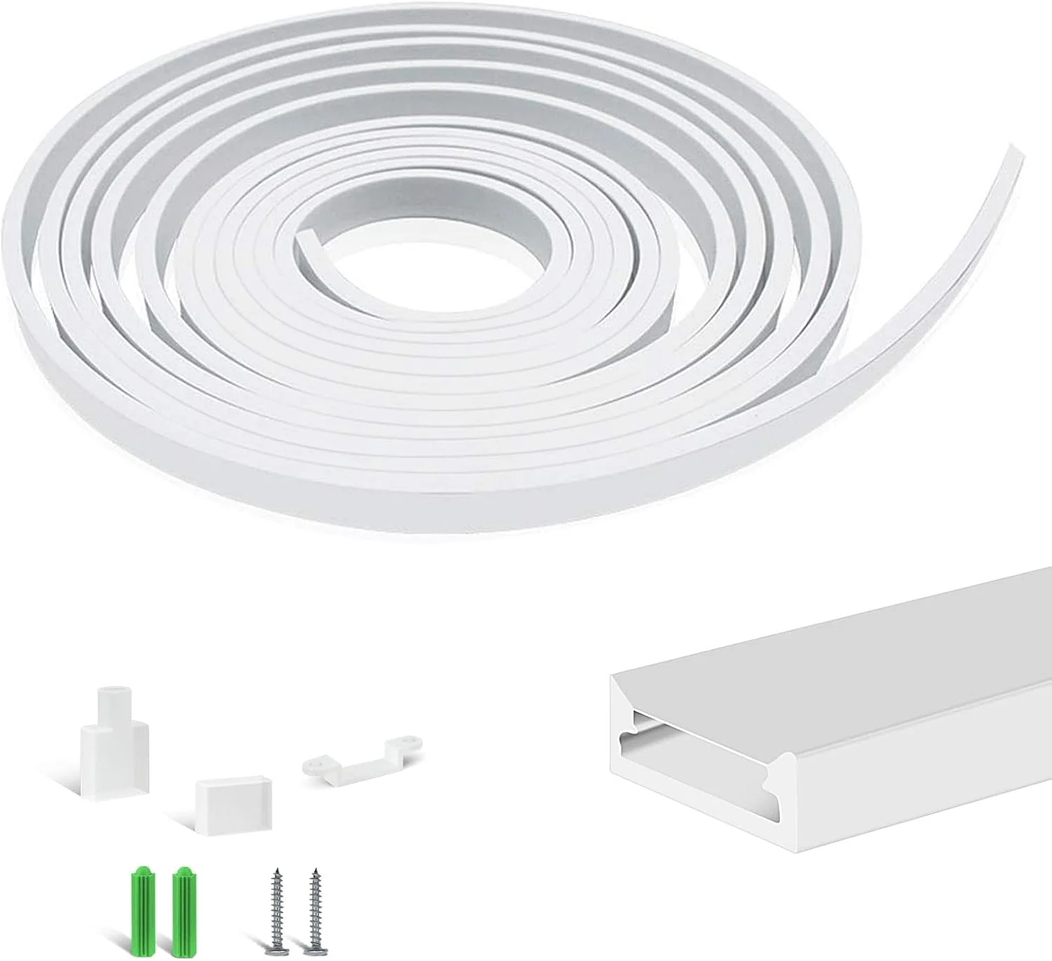 Neon Light Housing – S0410 Side Edge Lighting | 4x10mm Silicone LED Channel System | IP67 Waterproof | 5mm PCB Width | 164FT/50M - Image 9
