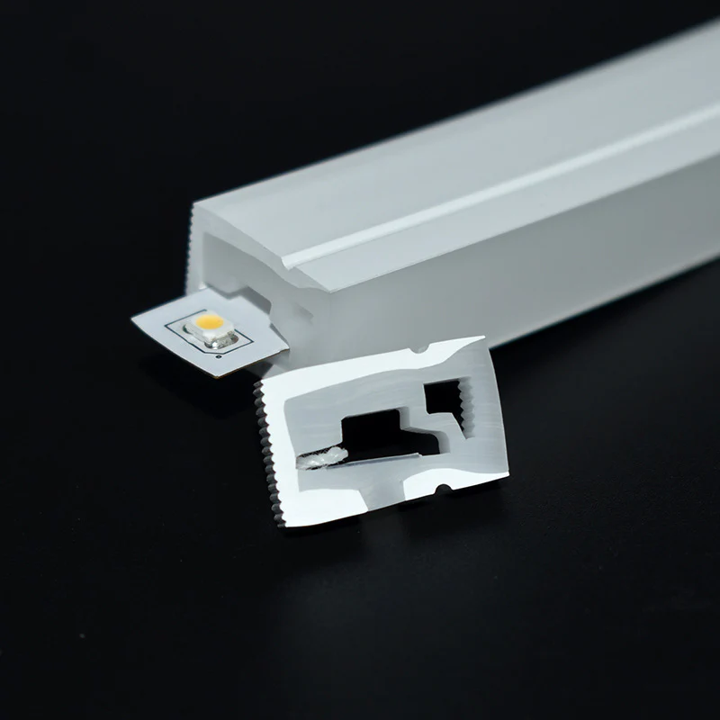 Neon Light Housing – S1220 Side Edge Lighting | 12x20mm Silicone LED Channel System | IP67 Waterproof | 10mm PCB Width | 164FT/50M - Image 5