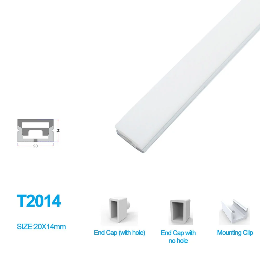 Neon Light Housing – S1420 | 14x20mm Silicone LED Channel System | IP67 Waterproof | 12mm PCB Width | 164FT/50M - Image 3