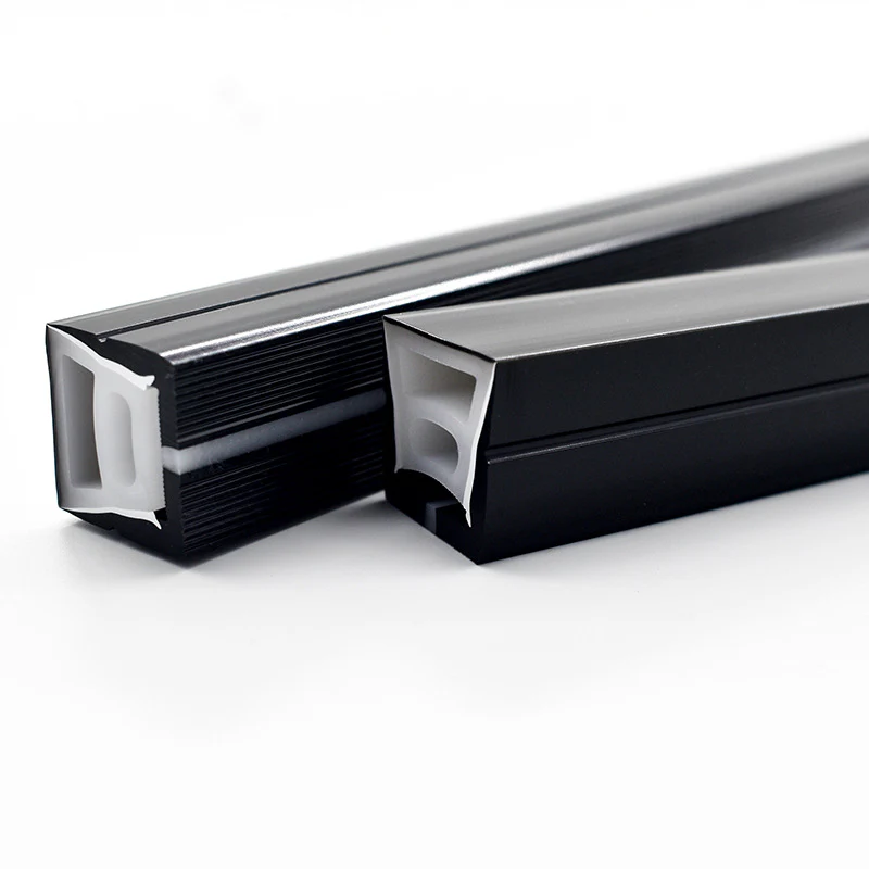 Neon Light Housing – S2020 Black | 20x20mm Silicone LED Channel System | IP67 Waterproof | 12mm PCB Width | 164FT/50M - Image 6