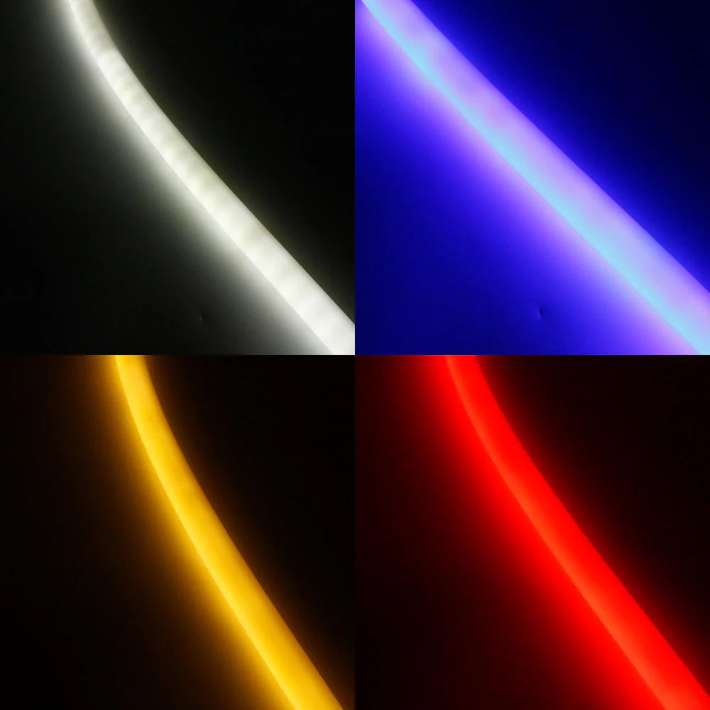 Neon Light Housing – S22D Black | ⏀22mm Silicone LED Channel System | IP67 Waterproof | 8mm PCB Width | 164FT/50M - Image 4