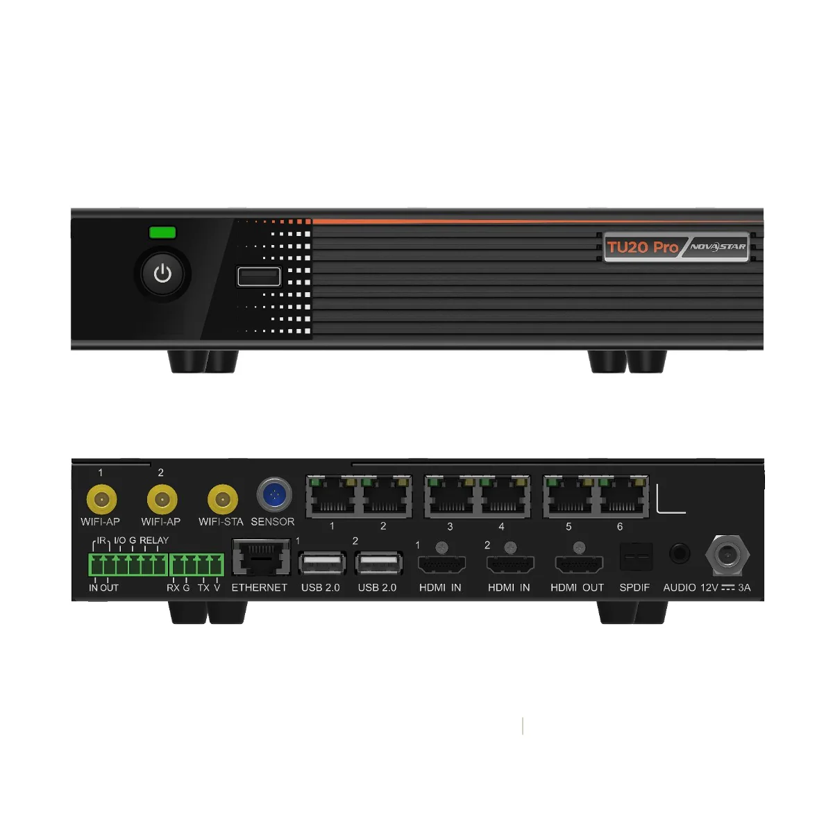 NovaStar TU20 PRO Playback Control Processor – 3.9 Million Pixels | Hybrid Synchronous and Asynchronous LED Control Box with 4K Input for LED Display Screens