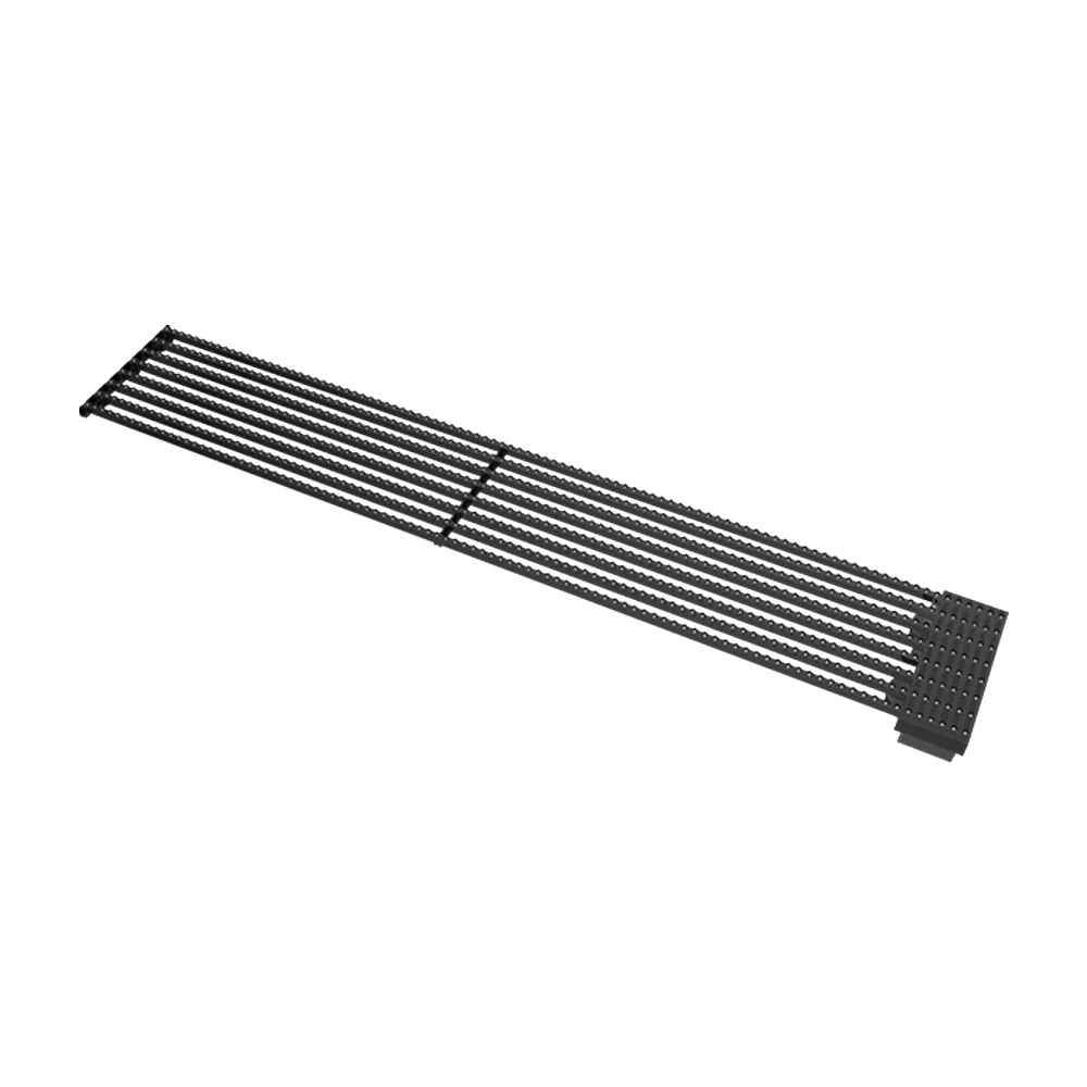 oClear B Series Outdoor Waterpoof P15.6/31.2mm Transparent LED Mesh Display High Brightness 7500nits in Size 1500x250mm Aluminum Cabinet for Fixed Installation - Image 3