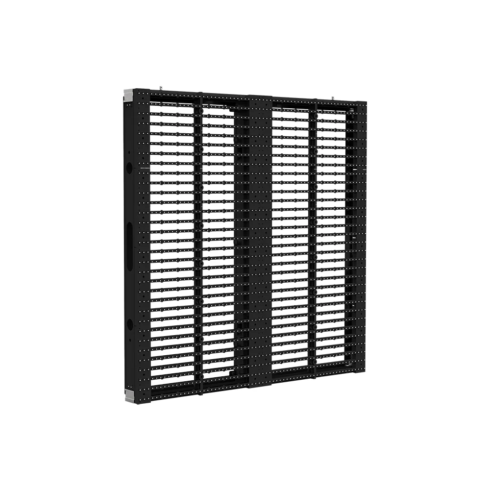oClear Pro Series Outdoor Waterpoof P15.6/31.2mm Transparent LED Mesh Display High Brightness 7500nits in Size 1000x1000mm Aluminum Cabinet for Fixed Installation - Image 3