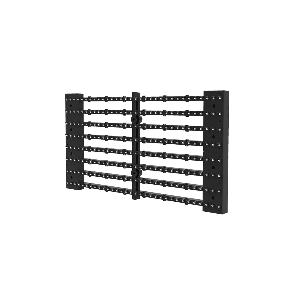 oClear Pro Series Outdoor Waterpoof P15.6/31.2mm Transparent LED Mesh Display High Brightness 7500nits in Size 1000x1000mm Aluminum Cabinet for Fixed Installation - Image 5