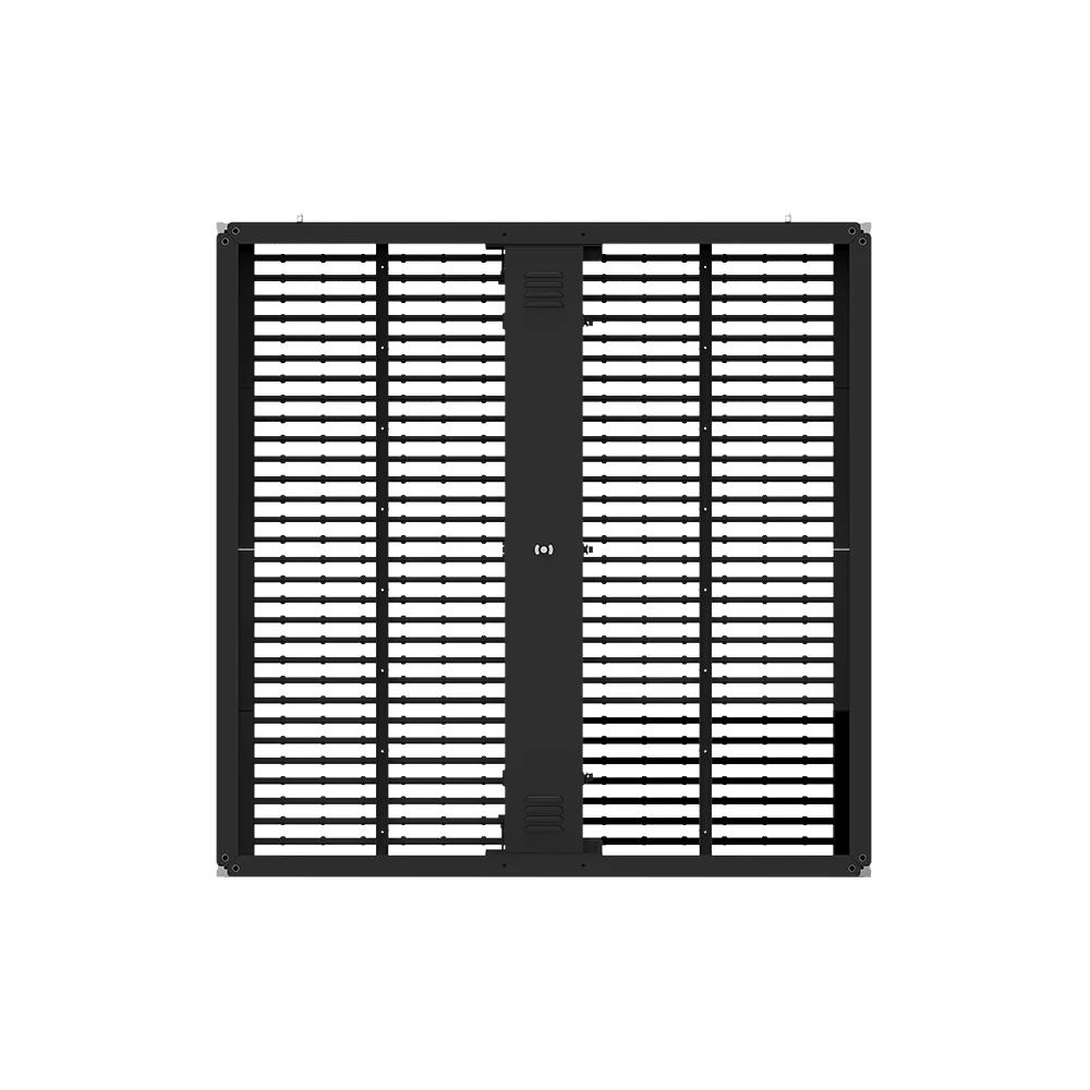 oClear Pro Series Outdoor Waterpoof P15.6/31.2mm Transparent LED Mesh Display High Brightness 7500nits in Size 1000x1000mm Aluminum Cabinet for Fixed Installation - Image 6