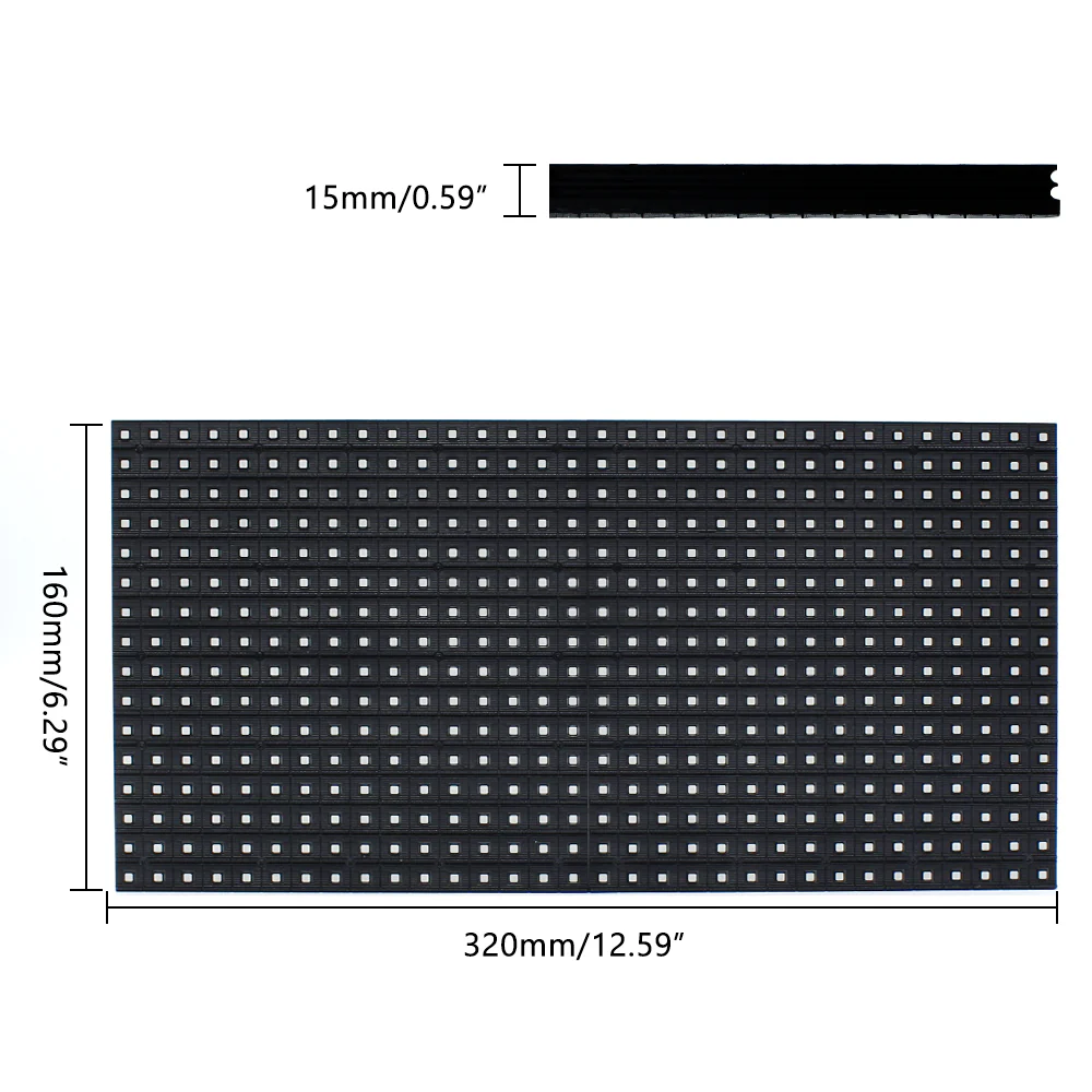 OD-SL Series Outdoor LED Module – P2.5 / P3.076 / P4 / P5 / P6.67 / P8 / P10 | 320×160mm | IP65 with Screw-Lock Design - Image 3