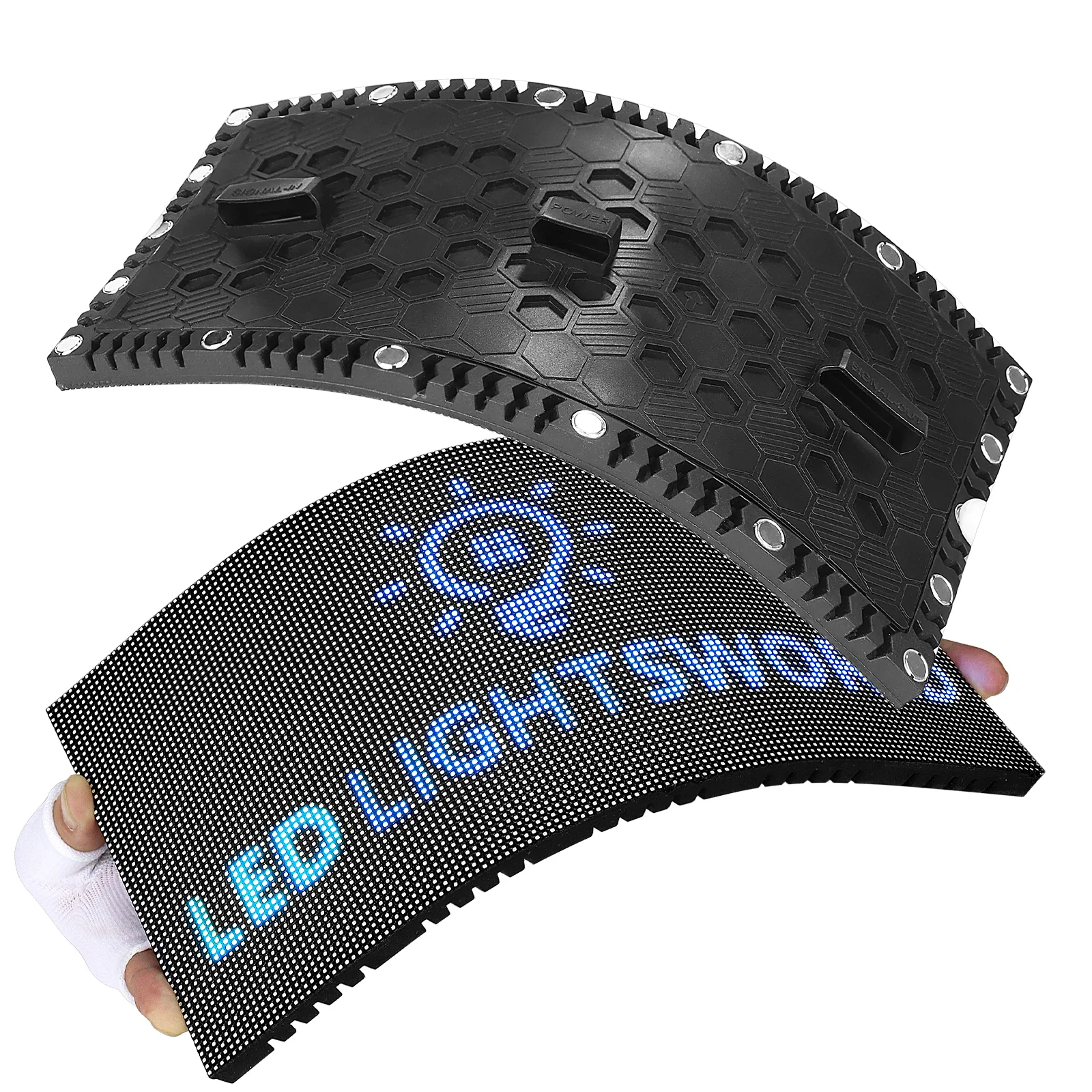 OF-3S Series Outdoor Flexible LED Module – P3.076 | 320×160mm Panel | IP65 Front Maintenance | 4500nits