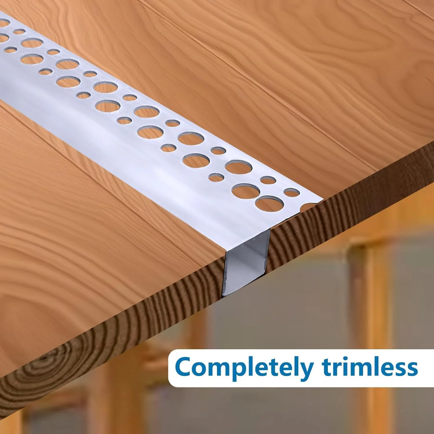 One-Sided Plaster-in Drywall LED Aluminum Channels– Fit for 1 to 12mm LED Strip | 1Meter | Silver | Milky White Cover | 4 / 6 / 10 -Pack | Local Stock US/UK - Image 8