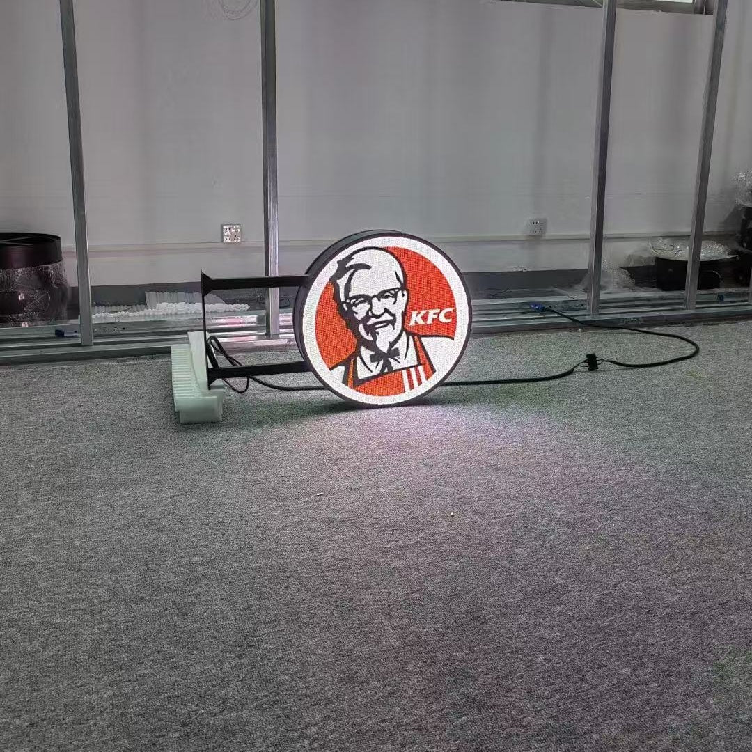 P1.86 70CM (27.56'') Diameter Outdoor Round LED Display High Resolution Circle Logo LED Sign - Image 4